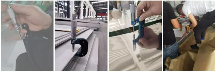 CIF Termini commerciali 201 Piastra in acciaio inossidabile con forte resistenza alla corrosione Lungozza 1000 mm-6000 mm 2