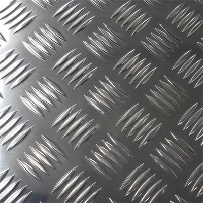 Piatto diamantato in alluminio modellato goffrato 8 mm per aspetto architettonico
