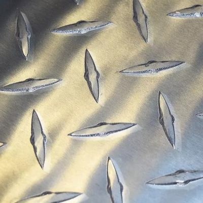 Rimorchio incluso Front Diamond Pattern Aluminium Sheet 48 x 96 3003 5052 antiscorrimento a quadretti