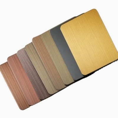 GB / ASTM Standard 201 Piastra in acciaio inossidabile laminata a freddo / a caldo 1000 mm 1219 mm 1500 mm Larghezza